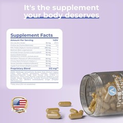 Avenir Nutrition Liver Shield & Cleanse | Herbal 60 Count (Pack of 3)