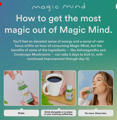 Magic Mind Energy & Focus Drink Shots 5 Pack (2 FL oz) – Ships Free!