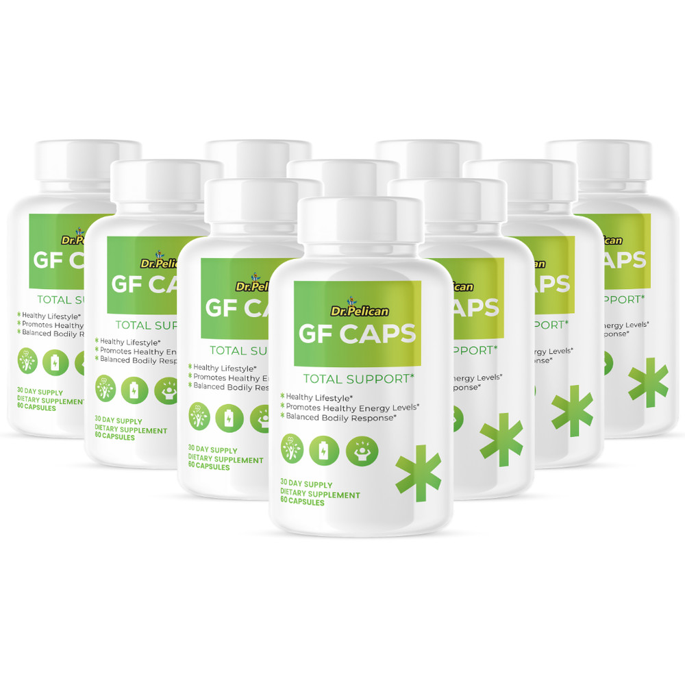 GF CAPS – Keto & Weight Support – 10 Bottles- 600 Capsules