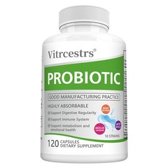 Clean Formula Synbiotic 30~120 Caps, Gluten Soy Dairy Free For Daily Gut Health