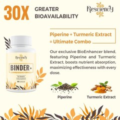 Detox Binder Supplement – Activated Charcoal, Zeolite, Bentonite Clay, Milk T…