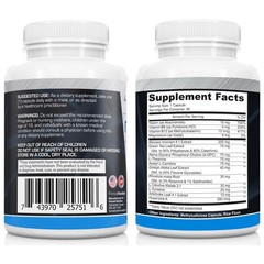 Brain Booster Supplement for Brain and Memory Cognition, Bacopa, Huperzine 90 Ct