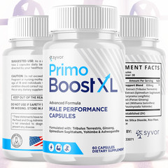 (3 Pack) Primo Boost XL Advanced Male Pills PrimoBoost XL Supplement 180 Capsule