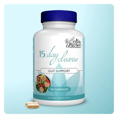15-Day Gentle Regularity Support – Herbal Formula with Senna & Psyllium – 30ct