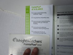Weight Watchers PointsPlus Powerstart Kit guide, planner, tracker, books & bag