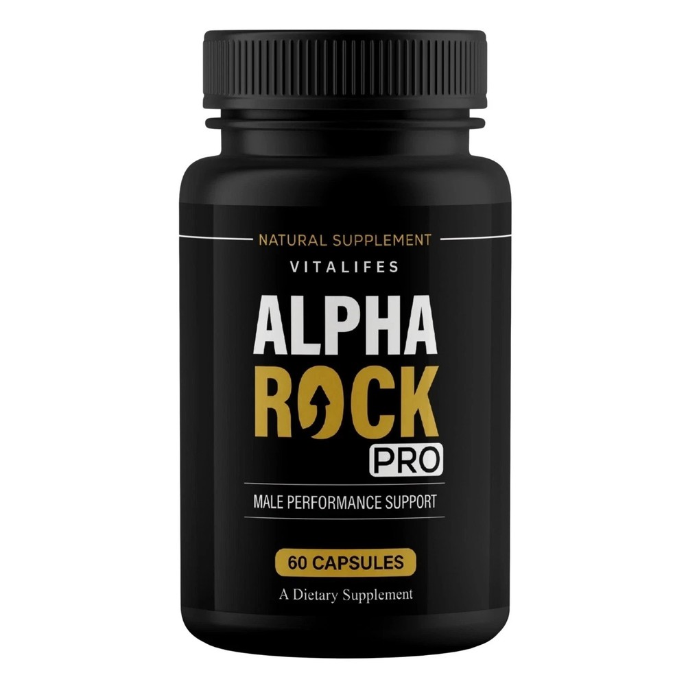 Alpha Rock Pro Pills, Alpha Rock Performance Supplement (60 Capsules)