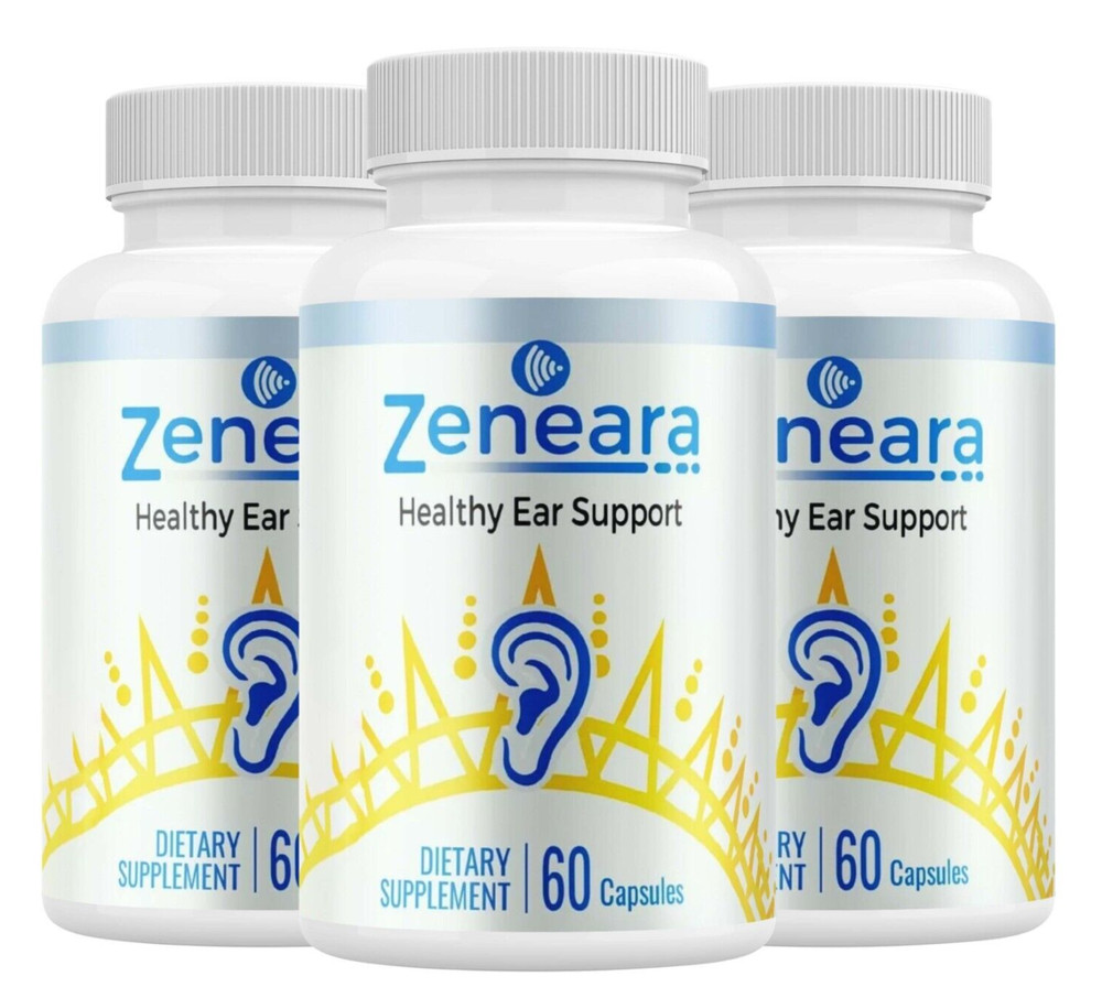 (3 Pack) Zeneara, Healthy Ear Support for Ear Ringing & Tinnitus