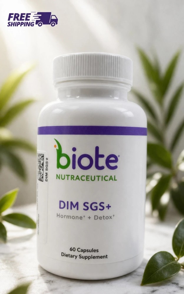 Biote Nutraceutical – DIM SGS+, Hormone + Detox – 60 Capsules
