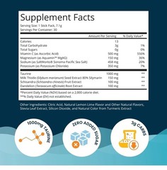 UpWellness LTV Hydration Liver Support, Electrolyte + Herbal Blend CITRUS new