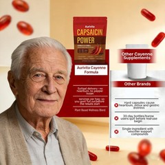 Capsaicin Softgels Cayenne, D3+K2, Beetroot, Grape Seed Extracts 240ct