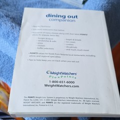 Weight Watchers FlexPoints Dining Out Companion Points Guide Book Used