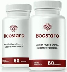 Pack) (2 Boostaro Capsules -Boostaro -Blood Flow Virility For 60 Men Caps