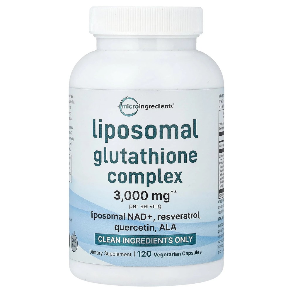 2 X Micro Ingredients, Liposomal Glutathione Complex, 120 Vegetarian Capsules