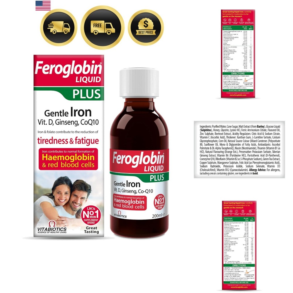 Vitabiotics 200ml Plus Liquid