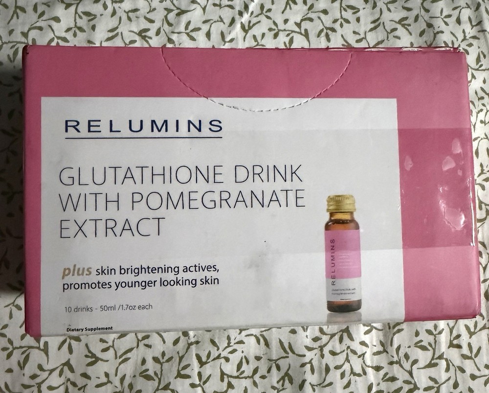 Relumins Glutathione With Pomegranate Extract – 10 Pack (50 ml) Exp – 08/2027