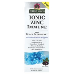2 X Nature’s Answer, Ionic Zinc Immune with Black Elderberry, 4 fl oz (120 ml)