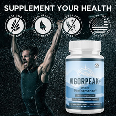(5 Pack) Vigorpeak Advanced Male Health & Performance Support Formula 300 Caps