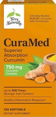 NEW Terry Naturally CuraMed Curcumin Softgels 120 Count Turmeric Supplement USA