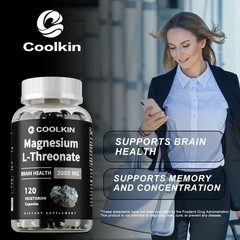 Magnesium L-Threonate 2000mg – Memory and Focus, Nootropic Brain Booster