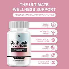 (5 Pack) Gut Flush Premium Probiotic Supplement, GutFlush Pills (300 Capsules)