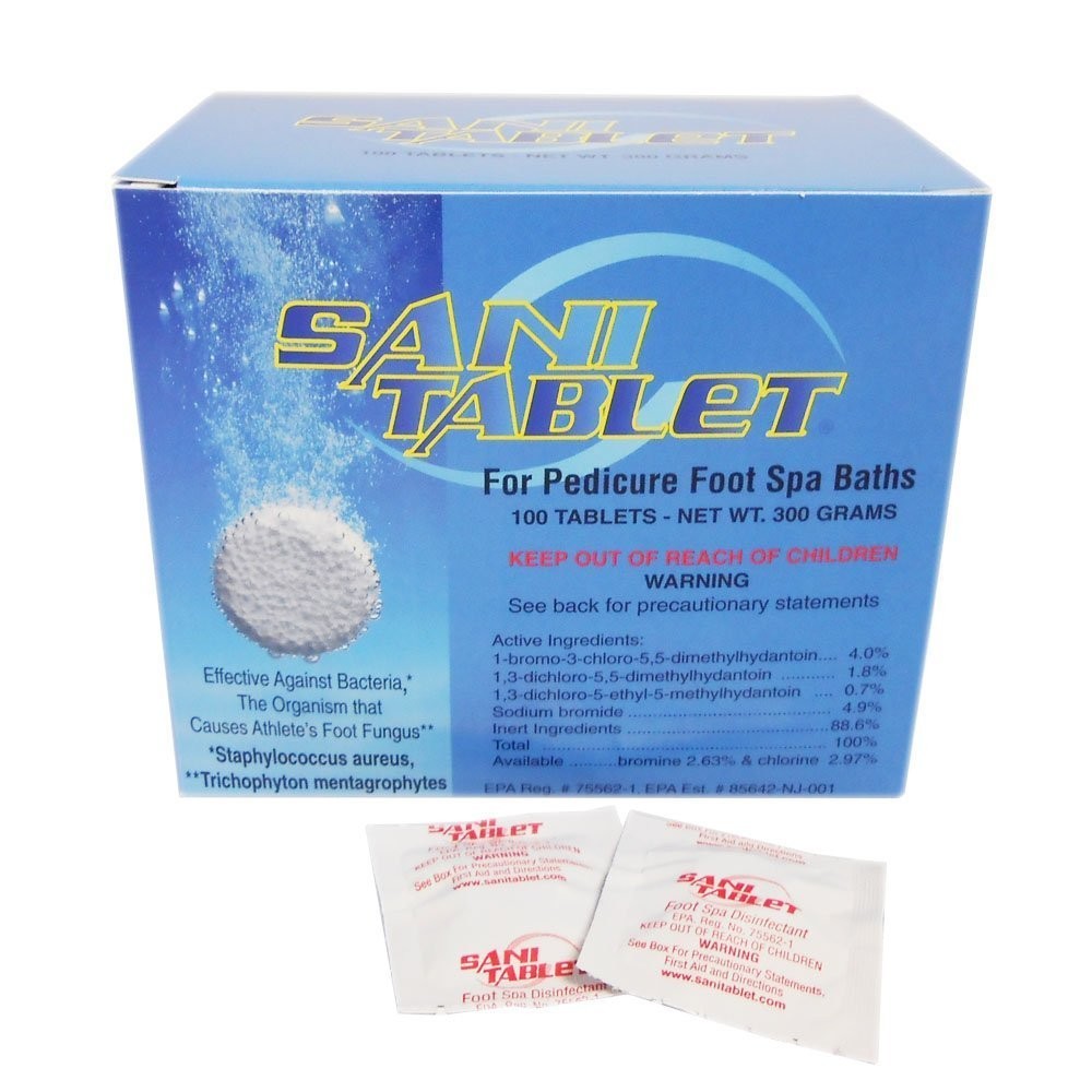 SANI CARE Sani-Tablet 100 Tablets (Model: SAN0100) 100 Count (Pack of 1)