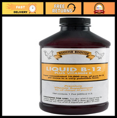 B-12 Liquid Supplement for Energy Boost, 16 oz – Essential Vitamin for Health