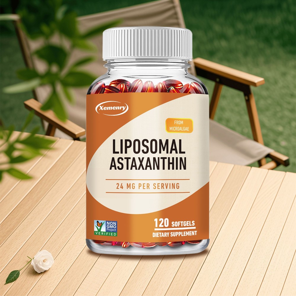 Liposomal Astaxanthin 24mg – with Phosphatidylcholine – Brain and Vision Health