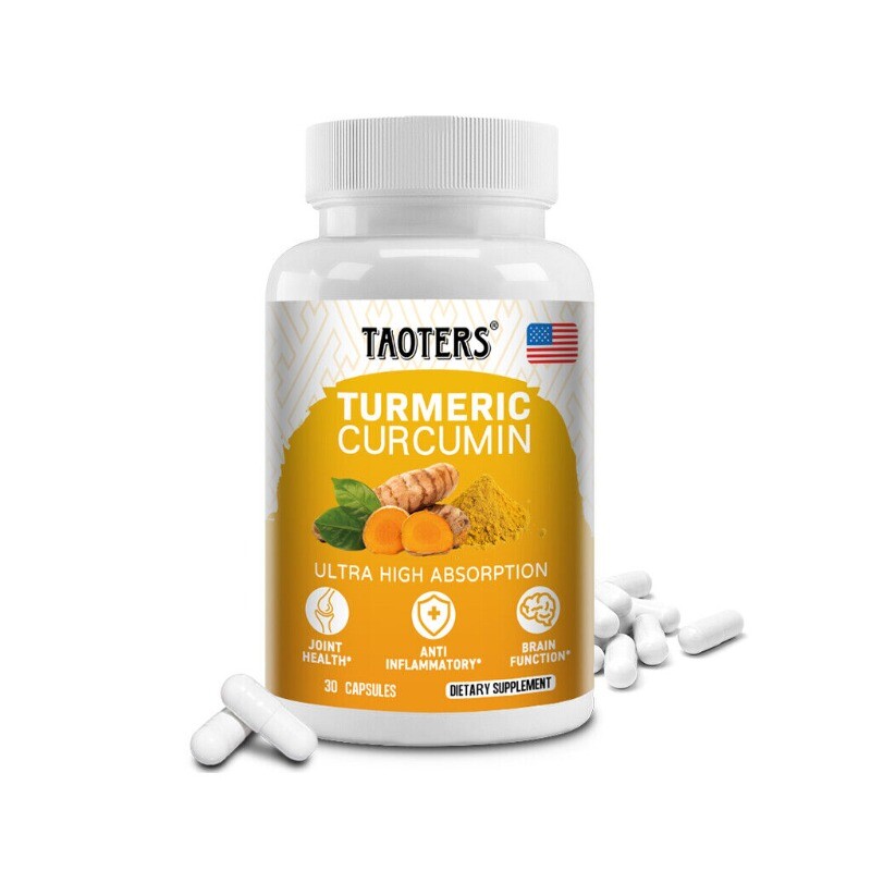 Turmeric Ginger Black Pepper 120 Capsules Curcumin Liposomal Highest Absorption