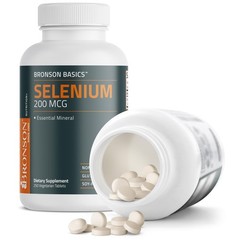 Bronson Selenium 200 mcg Immune & Antioxidant Support 250 Count (Pack of 1)