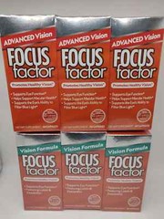 Vision Formula & Advanced Focus Factor Supplements Lot of 360 Capsules 05/2025