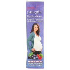 2 X Preggie, Hydration, Prenatal Electrolyte Drink Mix, Mixed Berry, 20 Stick P