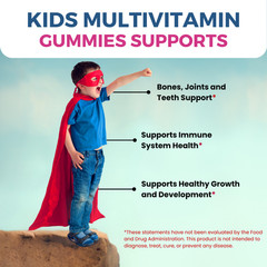 Zaytun Halal Kids Multivitamin Gummies (3-Pack), Supports Healthy Development