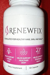 RenewFix Hair Skin & Nail Supplement Biotin Zinc Easy to Swallow 60 Caps