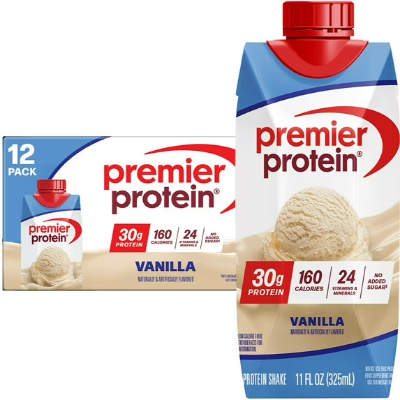 Premier Protein Shake Vanilla 30g Protein 11 fl oz 12 Ct Ready to Drink