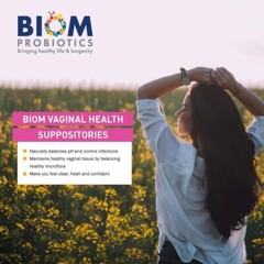 Vaginal Probiotic Suppository(30):FR-free,Vaginal pH & Odor Control, No Parabens