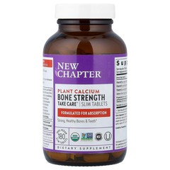2 X New Chapter, Plant Calcium, Bone Strength Take Care�, 180 Vegan Slim Tablet