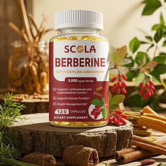 Berberine HCl 5000mg – High Potency Berberine Supplement – Blood Sugar Support