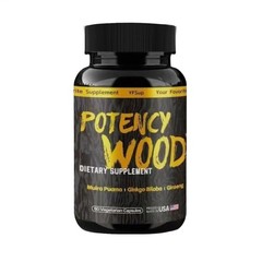 Herbal Supplements 60 Capsules, Potency Wood Ginseng Ashwagandha Gingko Tribulus