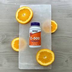 NOW Foods Supplements, Vitamin C-500 100 Count (Pack of 1), Beige W/Speckles