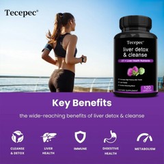 Liver Detox & Cleanse Formula 27 + Liver Health Nutrients with Milk Thistle