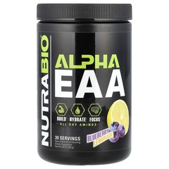 2 X NutraBio, Alpha EAA, Blueberry Lemonade, 0.87 lb (395 g)