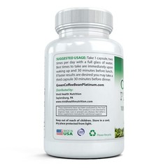 Green Coffee Bean Platinum (3 Bottles) Hardcore Fat Burner for Diet, Weight Loss