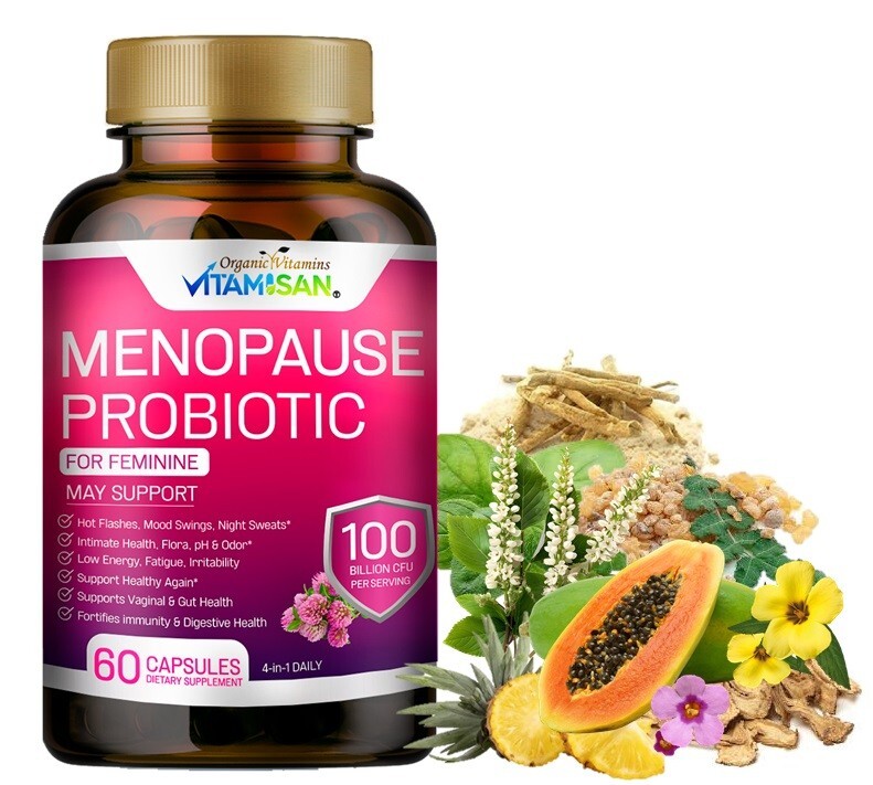 Menopause Support Supplement for Women – Hormone Balance, Mood, Hot Flashes 60