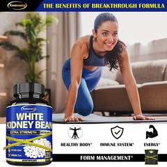 White Kidney Bean-Green Tea-Fat & Carb Blocker,Weight Loss,Appetite Suppressant