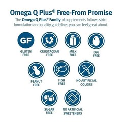 Dr. Sinatra Omega Q Plus 100 Resveratrol Omega-3 Supplement Supports Heart