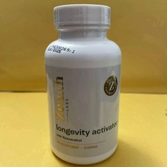 Zenith Labs Longevity Activator w/ Resveratrol 60 Capsules Supplement, Pack of 3