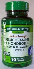 Nature’s Truth Double Strength Glucosamine Chondroitin 90 caplets 4/2027 FRESH!