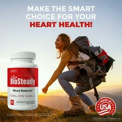 BioSteady Capsules, Bio Steady Blood Optimizer Supplement – 2 Pack