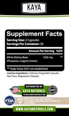 White Kidney Bean Capsule, Fat & Carb Blocker, Appetite Suppressant, Weight Loss