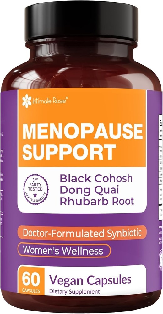 Menopause Support Supplement for Women Synbiotic with Black Cohosh, Dong Quai